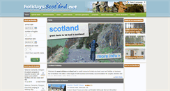 Desktop Screenshot of holidays-scotland.net