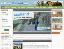 Tablet Screenshot of holidays-scotland.net